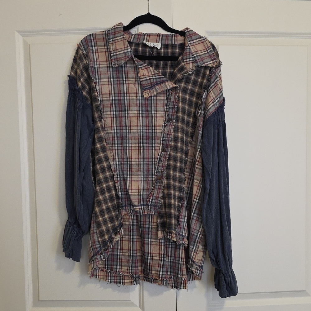 Oli & Hali Multicolor Plaid Button Down Shirt